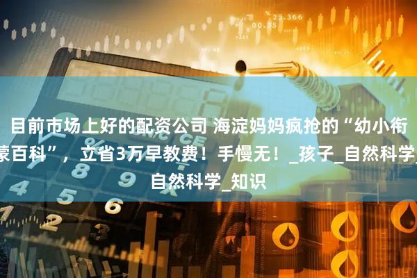 目前市场上好的配资公司 海淀妈妈疯抢的“幼小衔接启蒙百科”，立省3万早教费！手慢无！_孩子_自然科学_知识